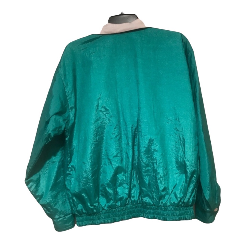 Reversible Light Weight Metallic Jacket Snap Butt… - image 2